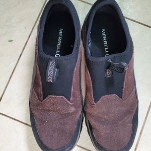 Men's Merrell mocs brown 9.5 insulated